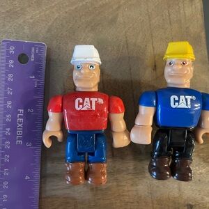 Mega Bloks CAT Construction Figure Articulated Workman